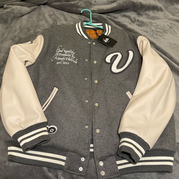 VandyThePink Rafflesia Varsity Jacket - Picture 2 of 2